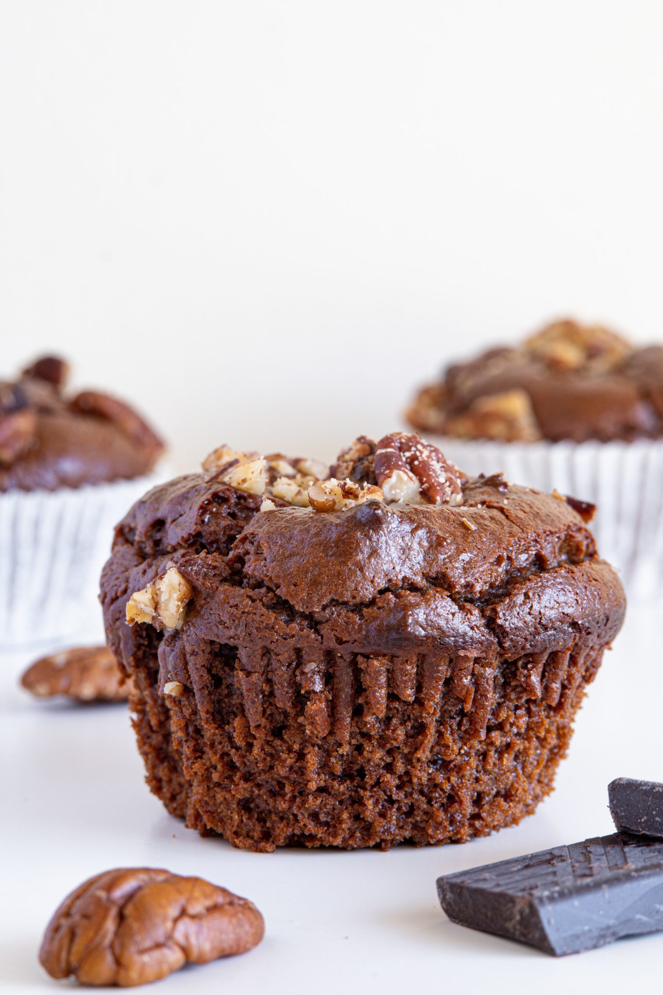 double chocolate walnut muffins easy breakfast recipes