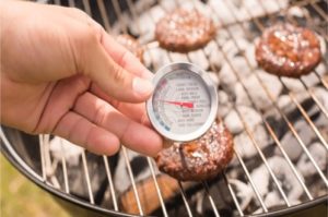 California Food Handler - ground beef temperature
