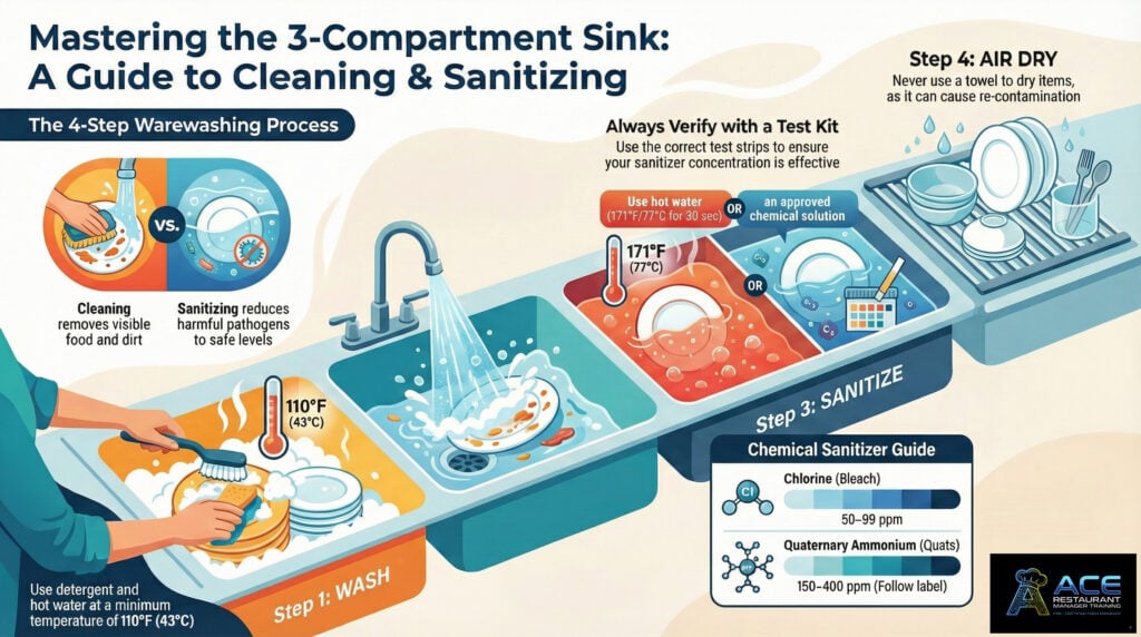Get Your Texas Food Handlers Card from a Local Texas Company (Save with Coupon!) - How to Follow Proper Handwashing Steps